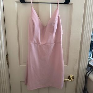 Jump Pink Mini Dress